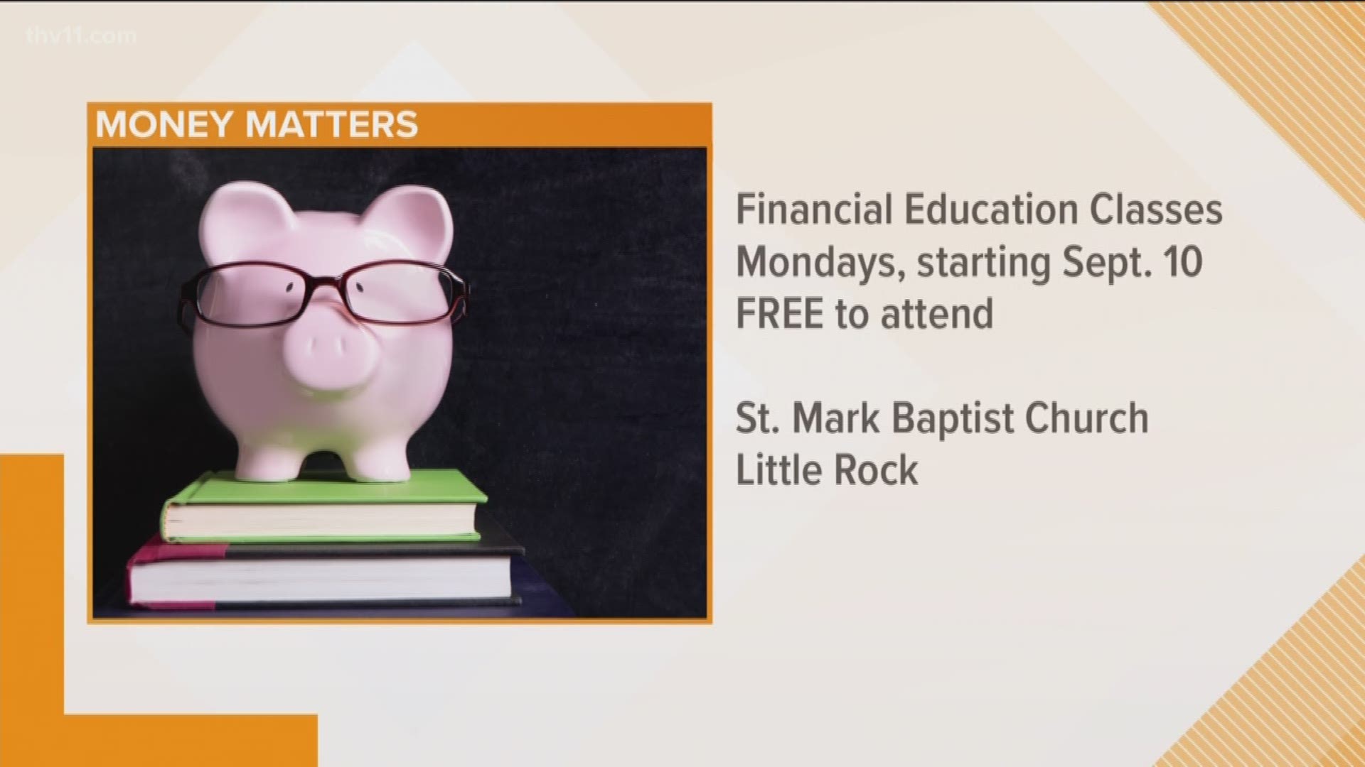 Arvest Bank and St. Mark Baptist Church in Little Rock are partnering for a series of financial literacy sessions.