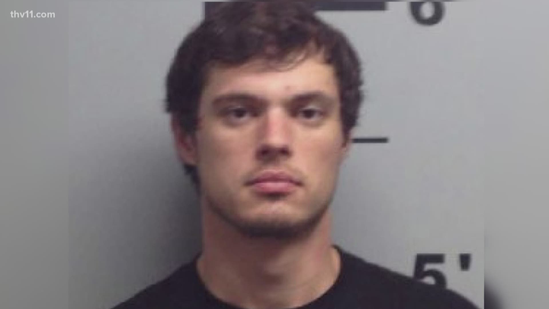The son of U.S. Rep. Steve Womack, R.-Ark., was arrested Wednesday on 11 charges, including several related to drugs and firearms.