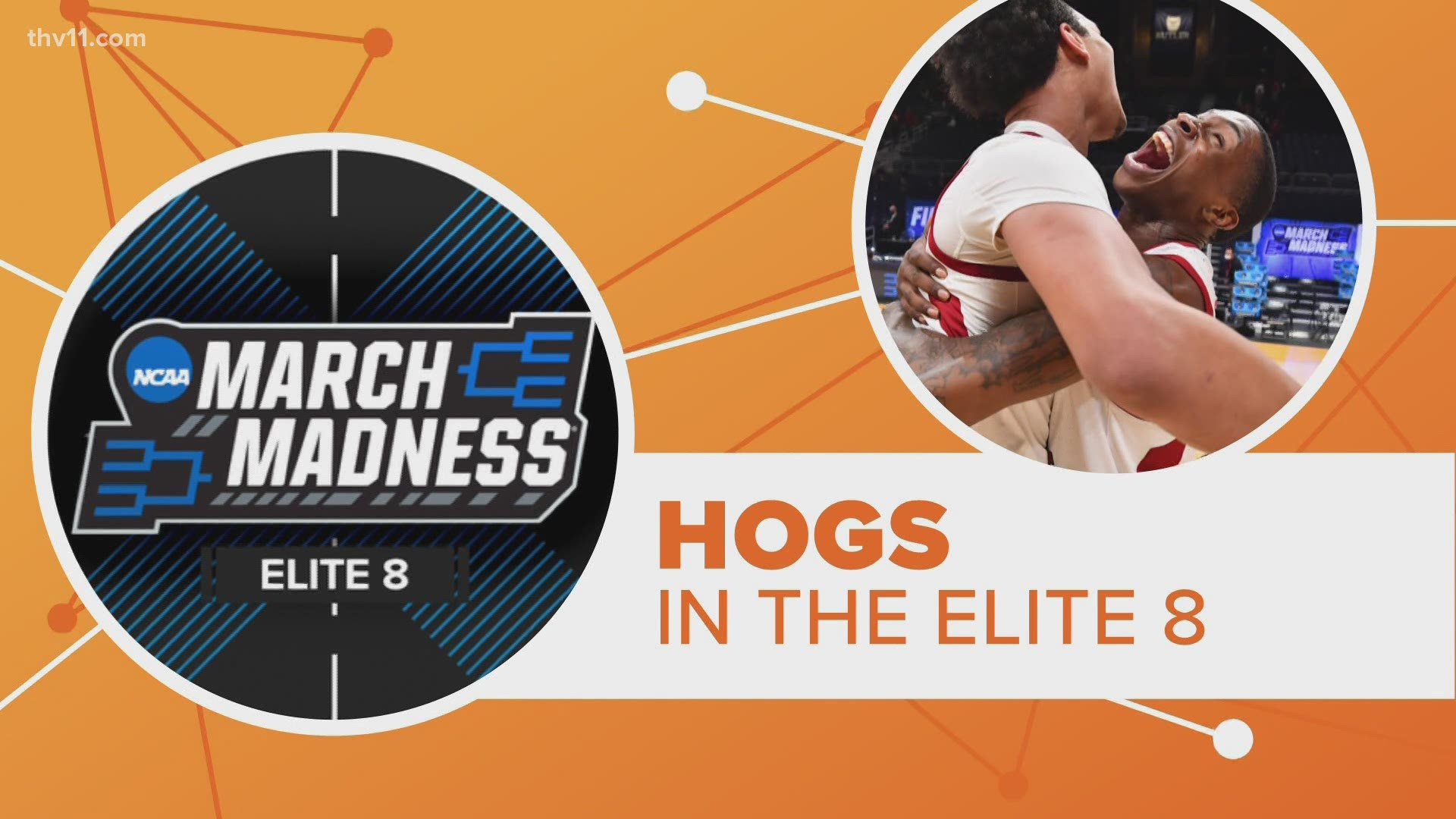 It's history for the hogs in the Elite Eight of the NCAA tournament tonight.