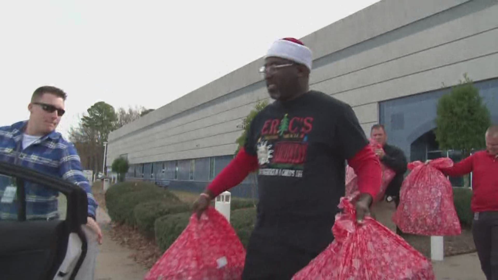 Someone in Arkansas is working extra hard to make sure every family gets to have a Christmas.