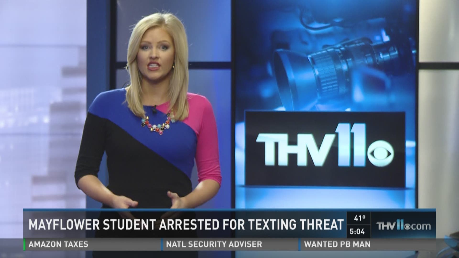 Mayflower student arrested for texting threat
