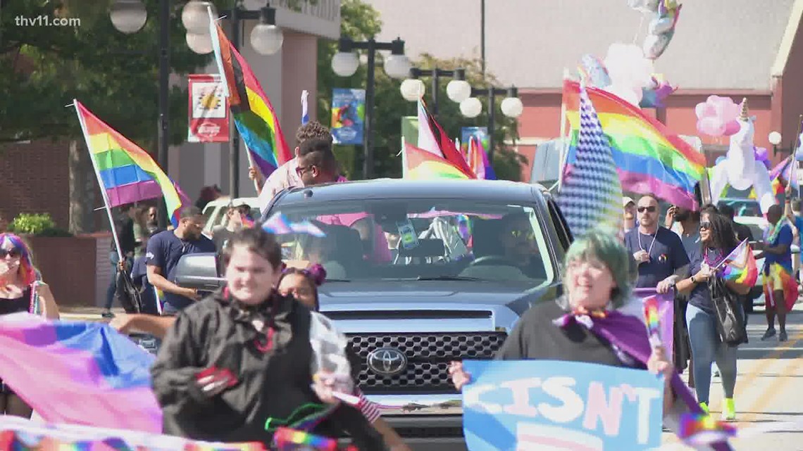 Hundreds gather to celebrate 10th Central Arkansas pride festival