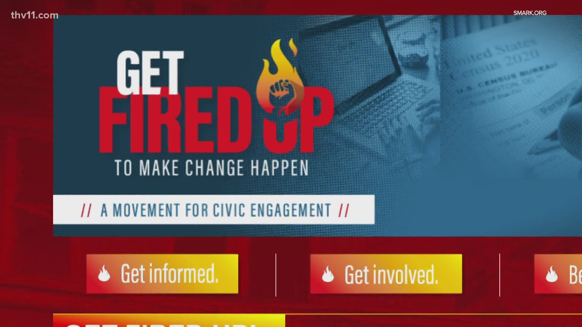 In a recently rolled out campaign by Little Rock's St. Mark Baptist Church, they're urging the community to get fired up to make change happen.