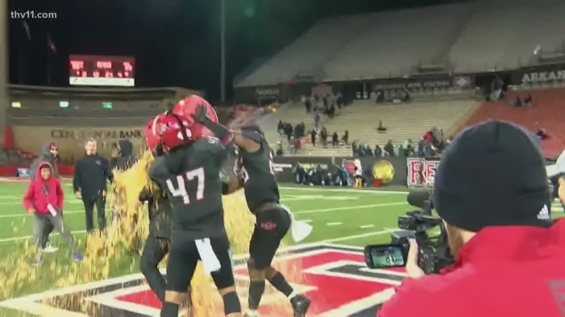 A-State hangs on to beat Georgia Southern 38-33
