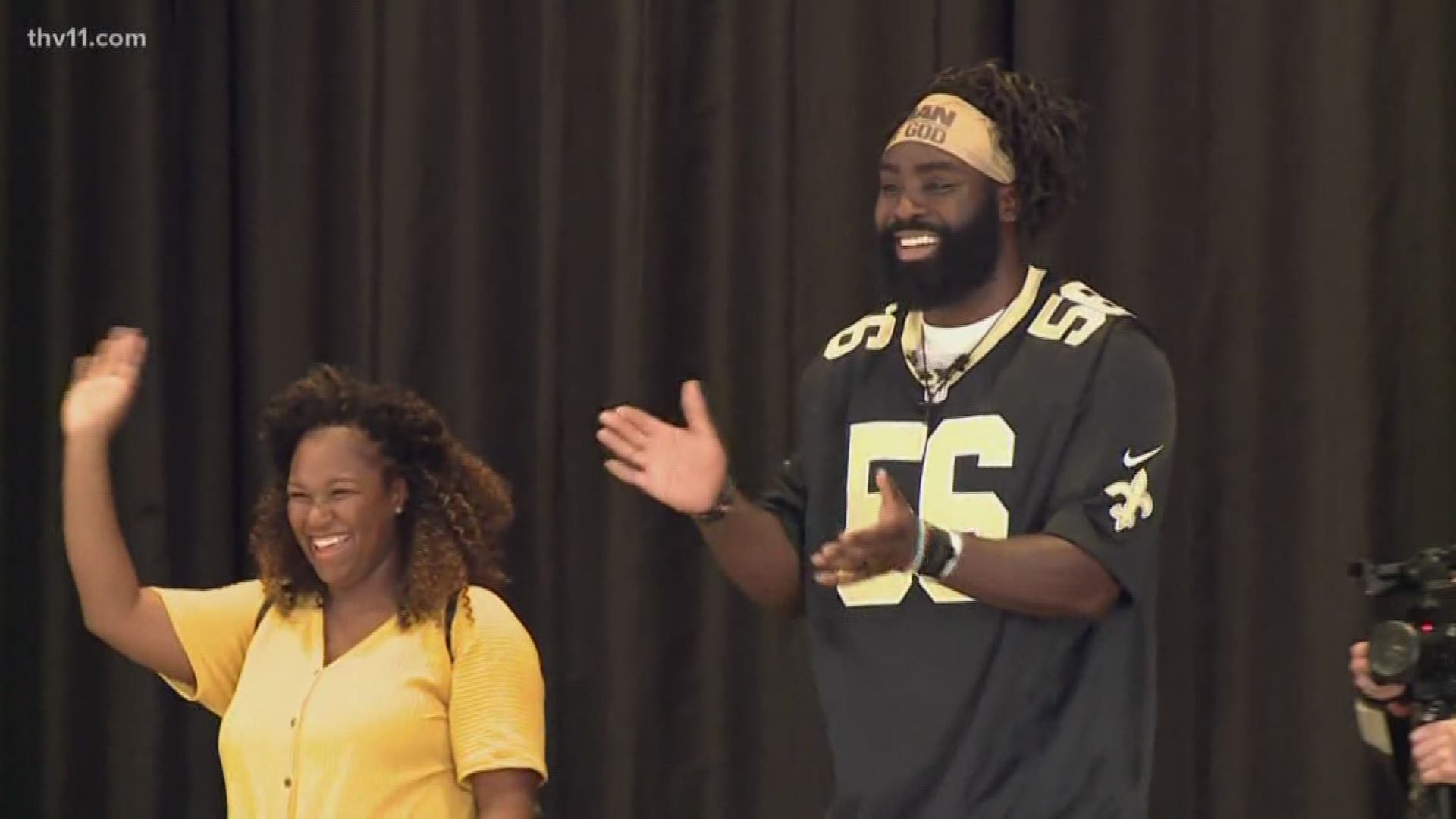 1 Thing: Former A-State Red wolf Demario Davis a true Saint on and off the field