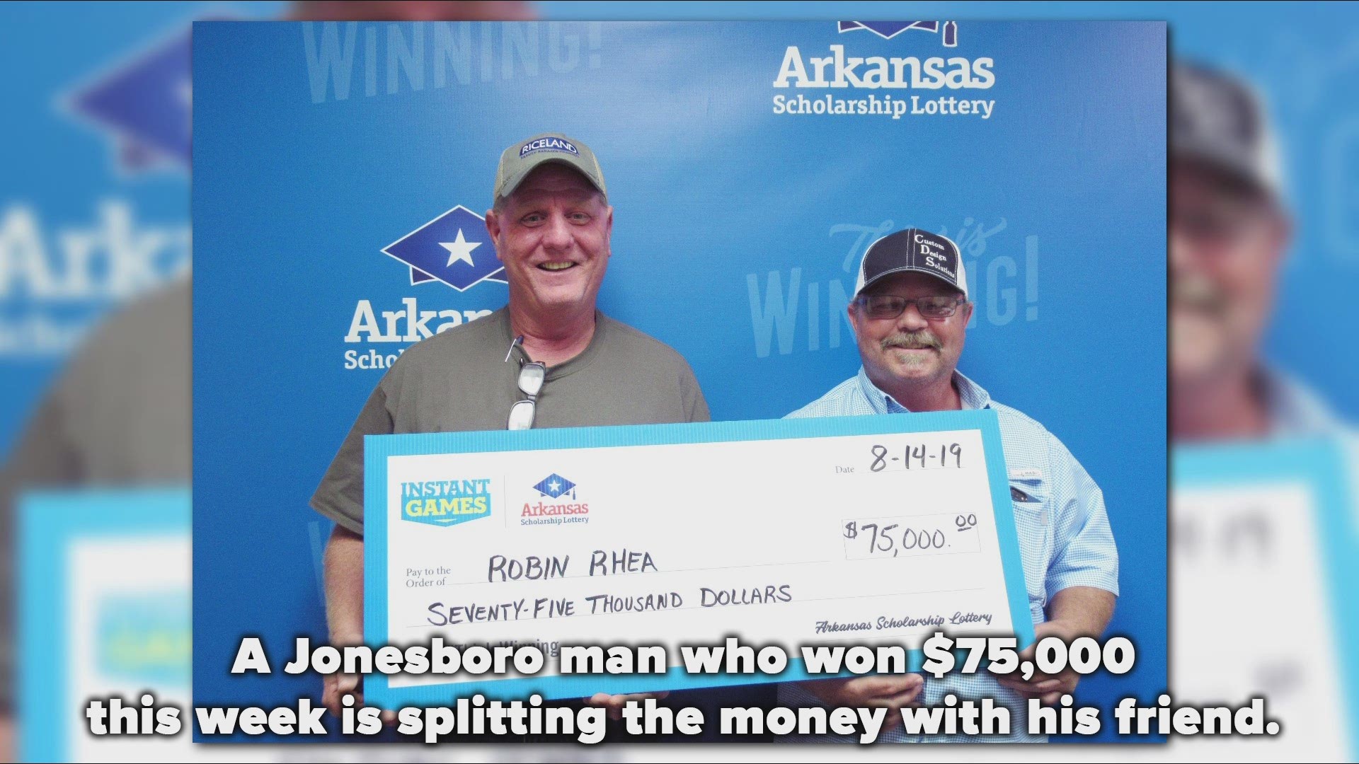 The two men have a tradition of alternating buying lottery tickets a couple of times each week.