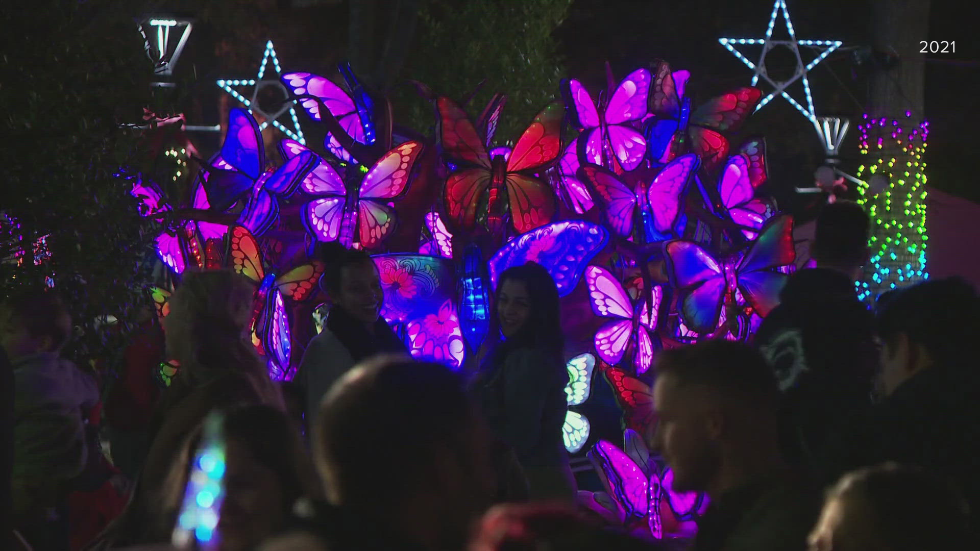 Little Rock's annual Christmas tree lighting ceremony, also known as 'Bright the Night' takes place on Monday.