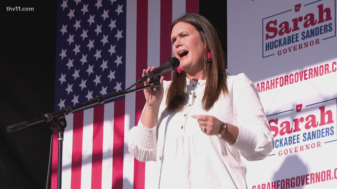 Poll: Sarah Huckabee Sanders leads by 10 in governor's race - Vimarsana News
