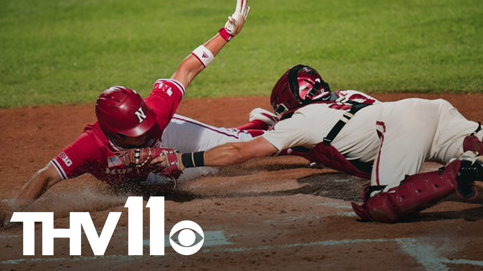 The Razorbacks were only able to muster four hits against Nebraska, who pounded out 10 hits and five runs against the Hogs