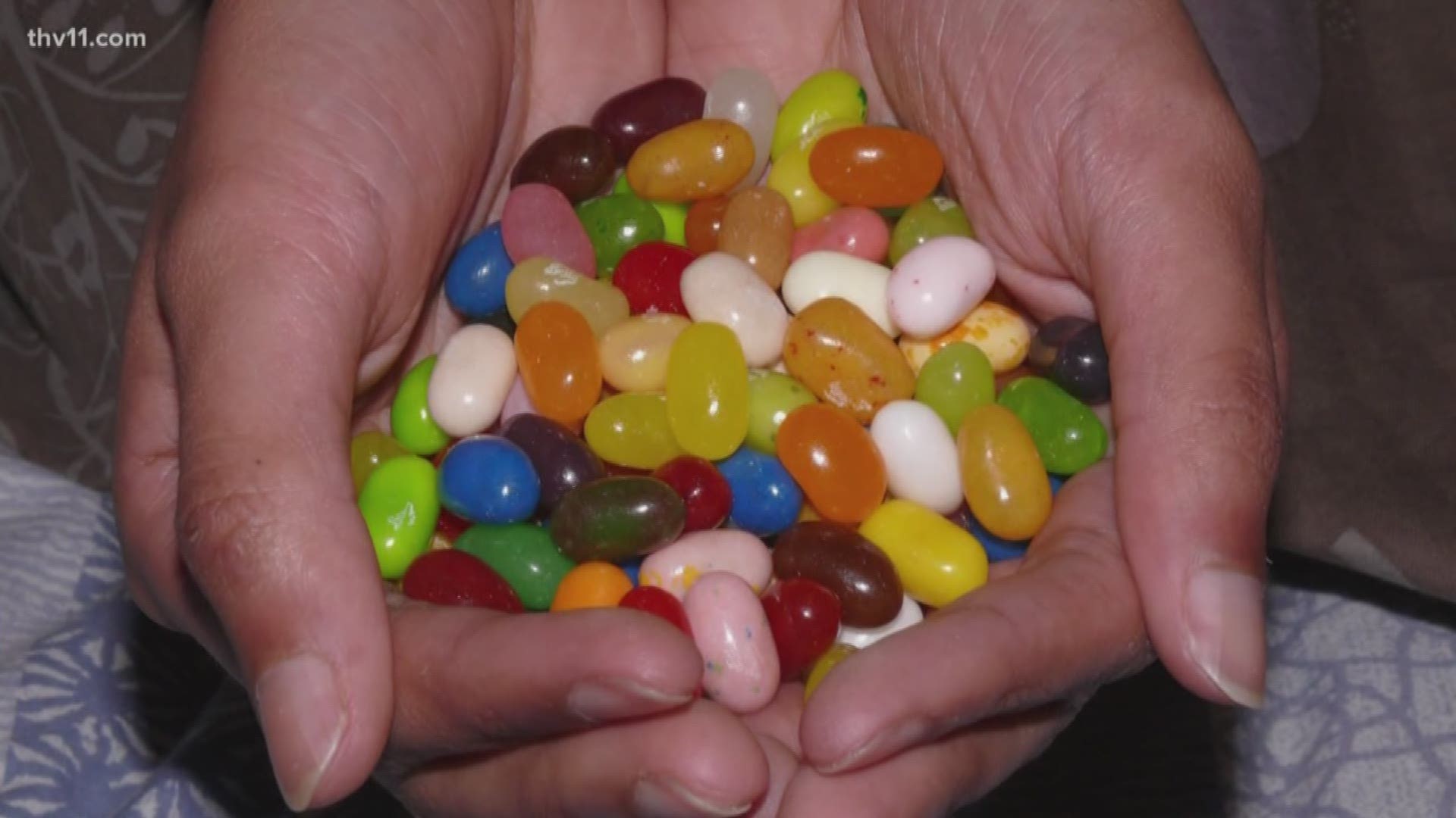 Erika Ferrando gets tongue-tied with Jelly Belly news.