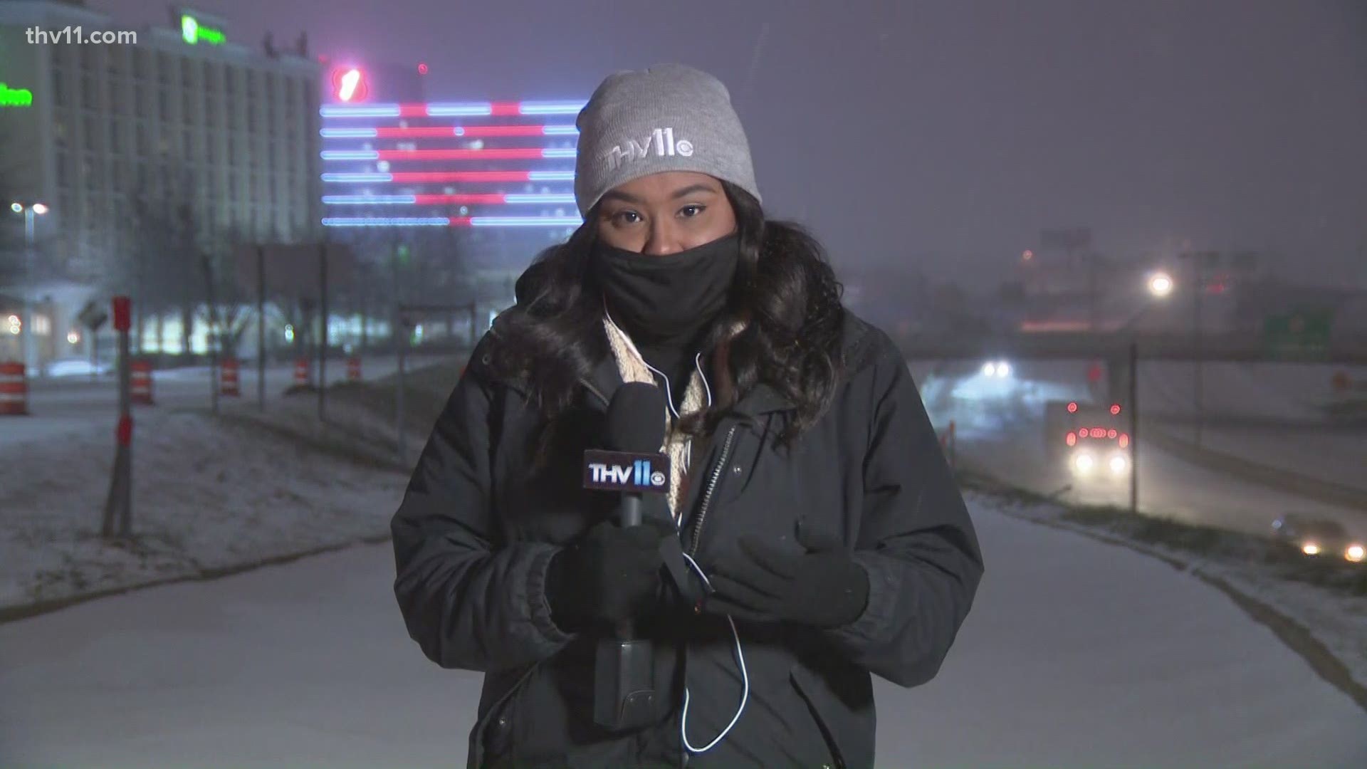 The snow is coming down in Arkansas and our team is giving you the latest winter weather coverage.