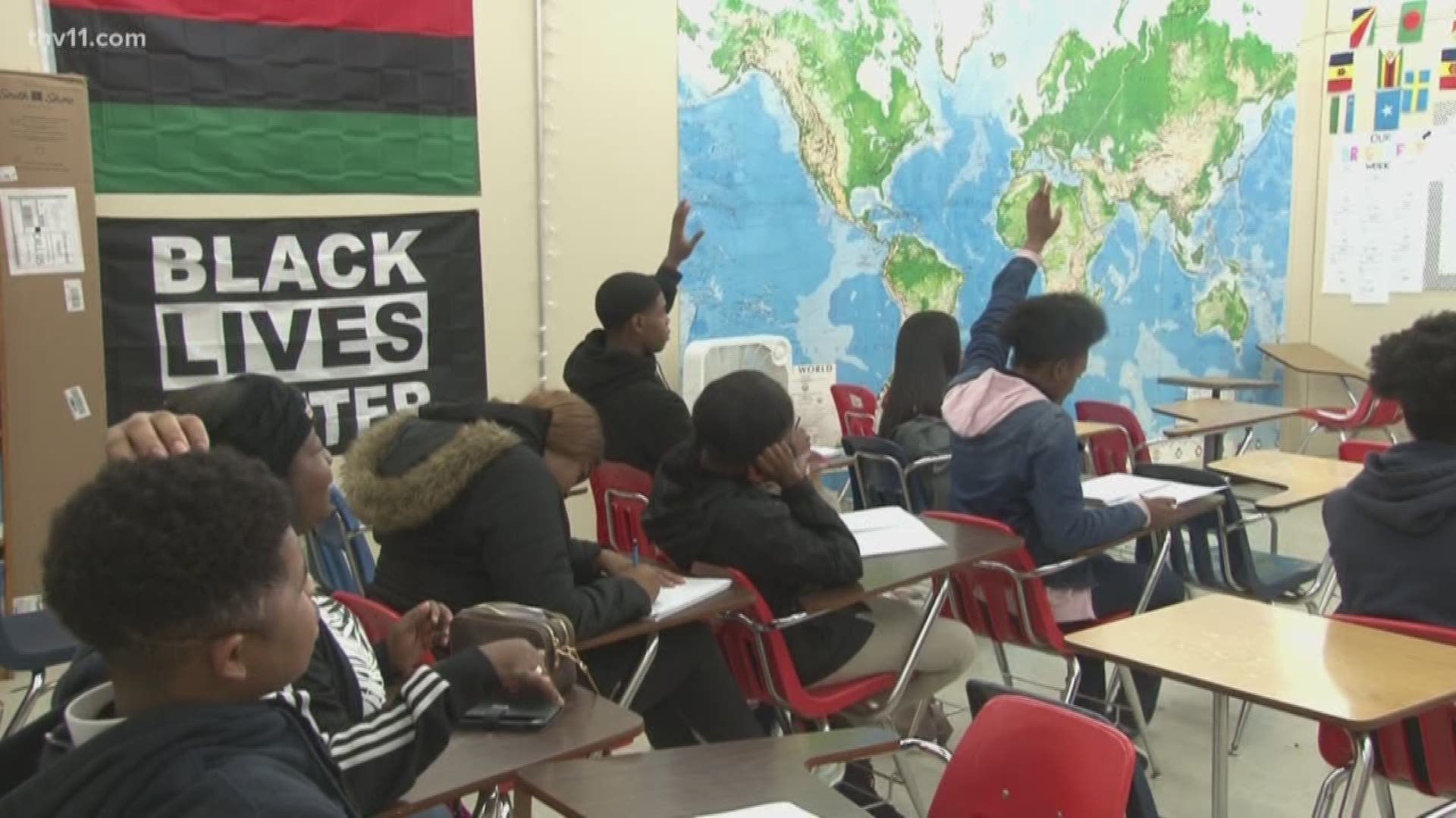 With 400 years of African America history, many students are learning the minimal amount of a bigger story. Pine Bluff school are teaching some incredible history.