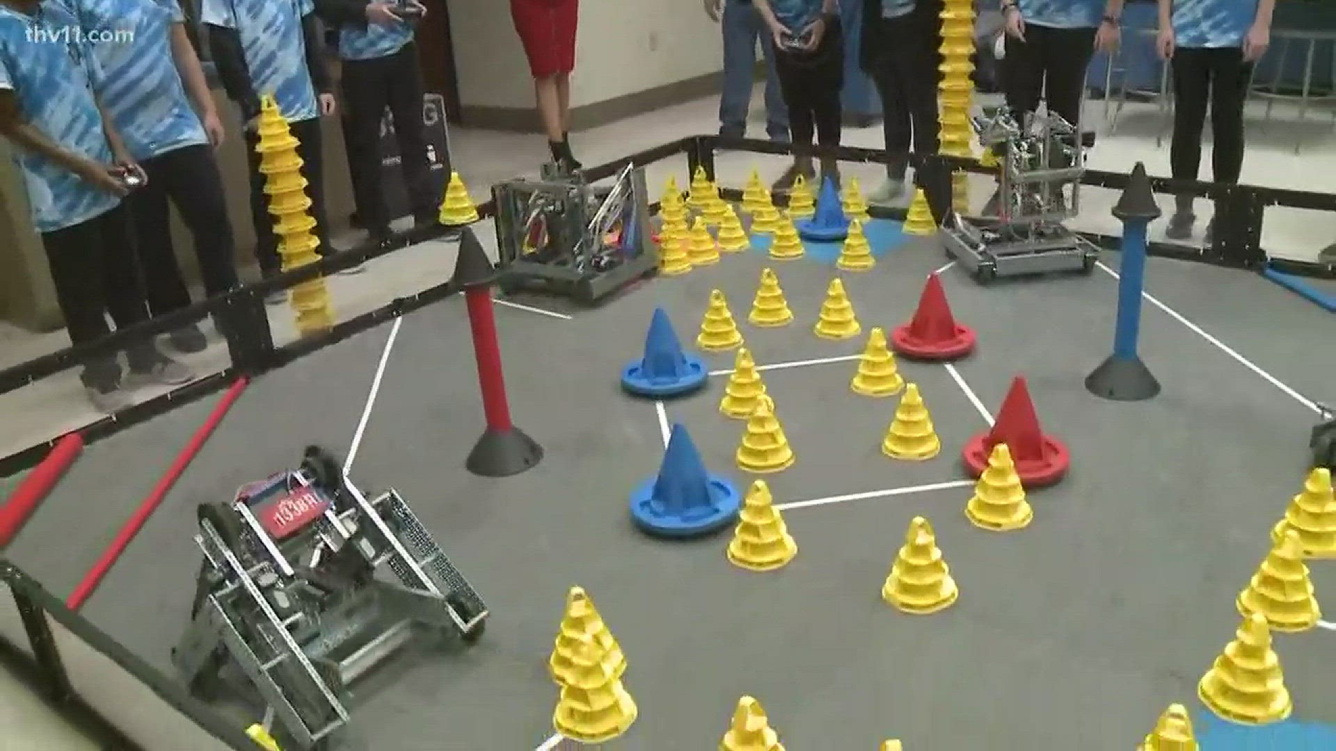 Students at Bryant Middle School are bringing the heat this weekend with their own handcrafted robots. THV11's Amanda Jaeger was live at Bryant on Wednesday morning to show us what's at stake!