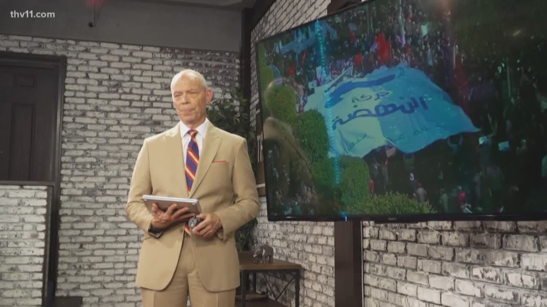 All week long, CBS and other major news organizations are joining together for a project entitled 'Covering Climate Now.' I think tonight is a good time to bring up Mohamed Bouazi and the Arkansas Levee Task Force.