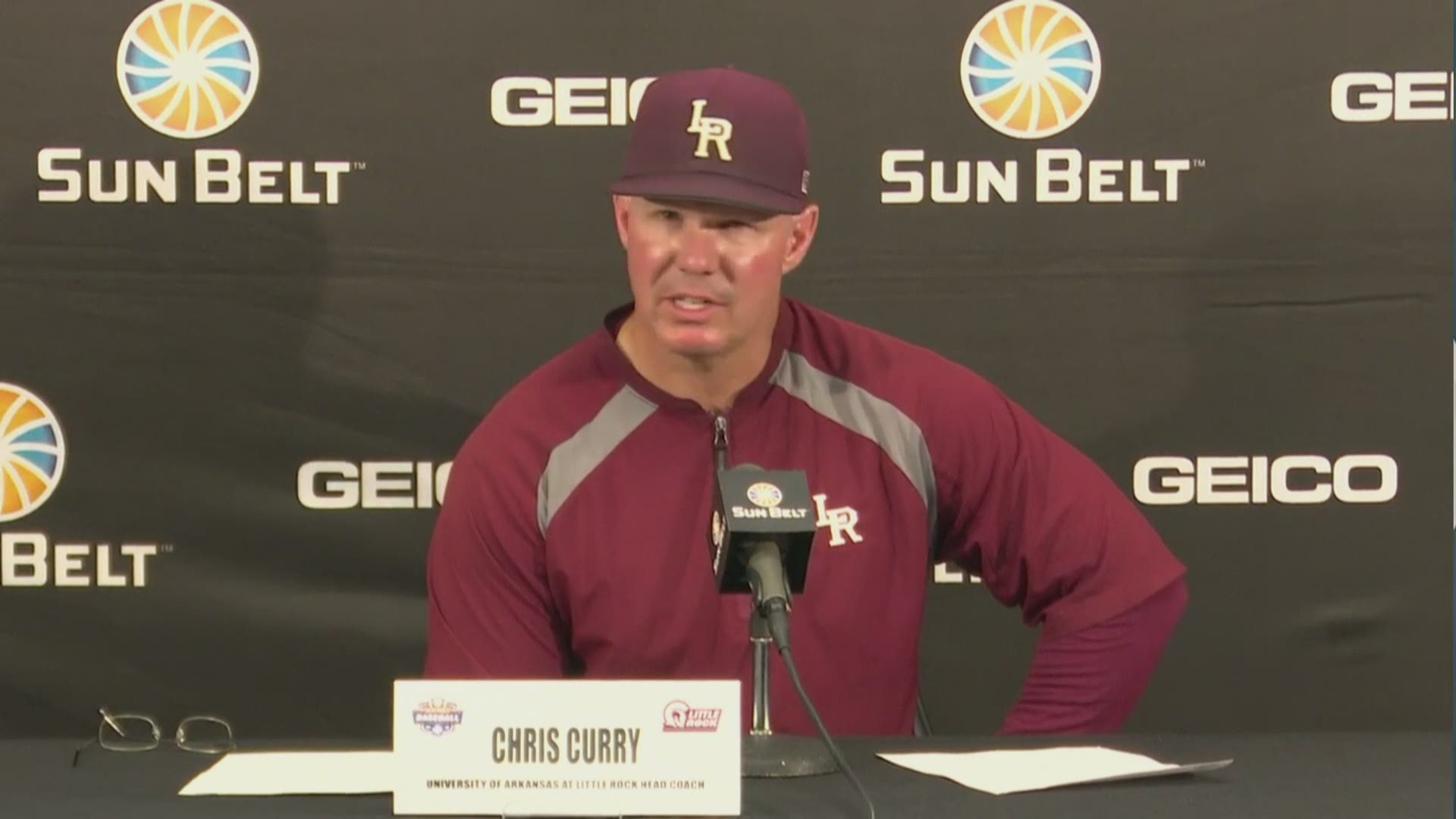 Chris Curry recaps tourney win over Troy