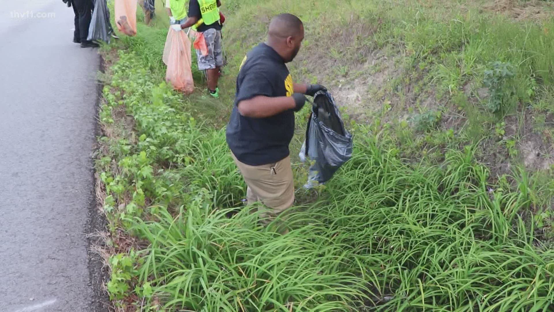 City leaders, university students, and residents came together for the city's first clean up since the pandemic started.