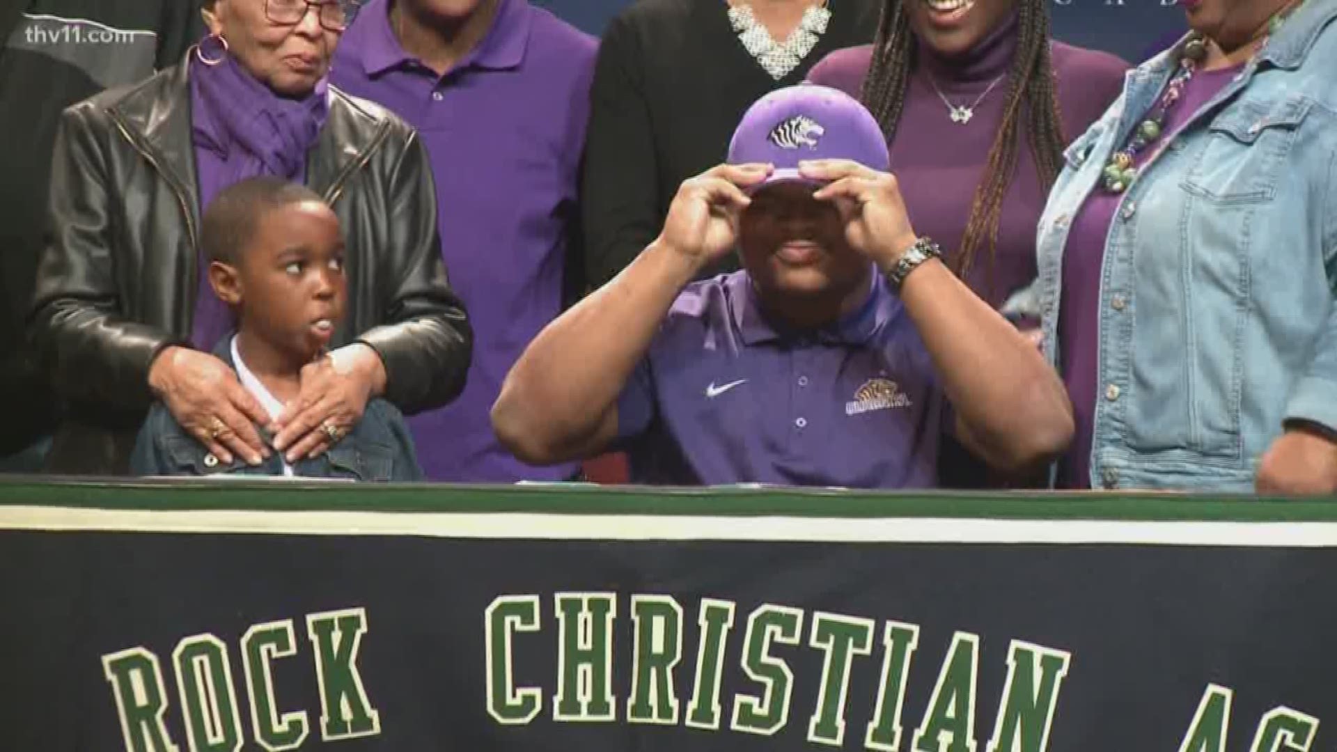 4 from Little Rock Christian sign letters of intent