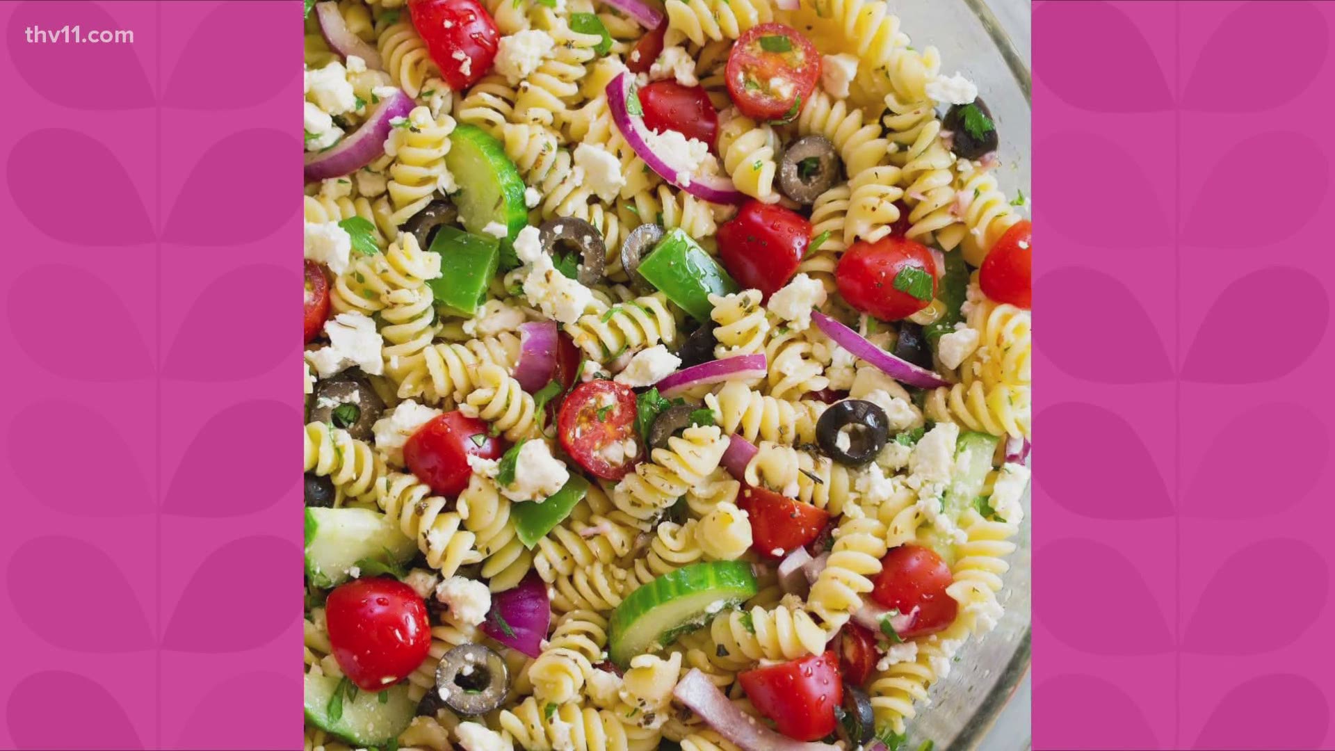 Debbie Arnold with Dining with Debbie shares a recipe for a simple yet delicious Greek pasta salad.