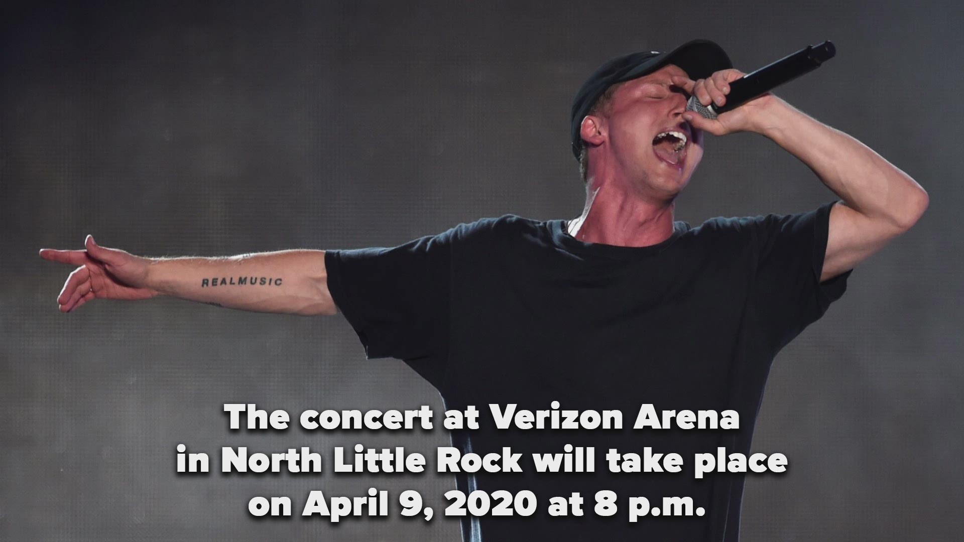 The concert at Verizon Arena in North Little Rock will take place on April 9, 2020 at 8 p.m.