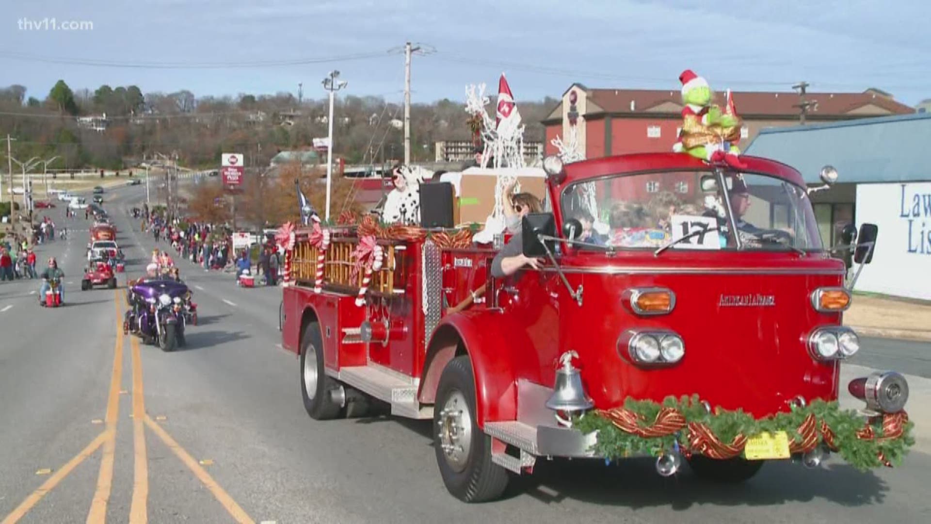 The city of North Little Rock spread some holiday cheer today with its annual Christmas parade.