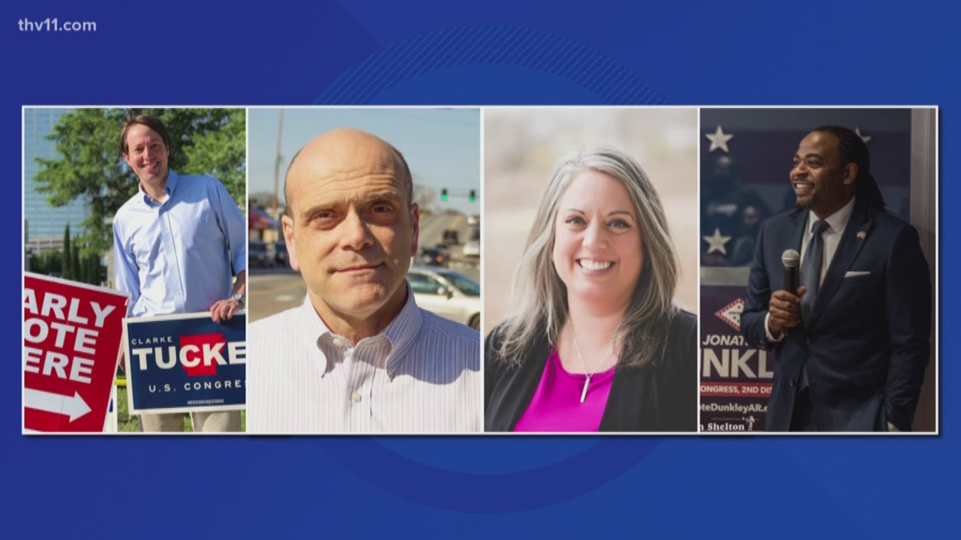 Four Democrats hope to face Rep. Hill in November