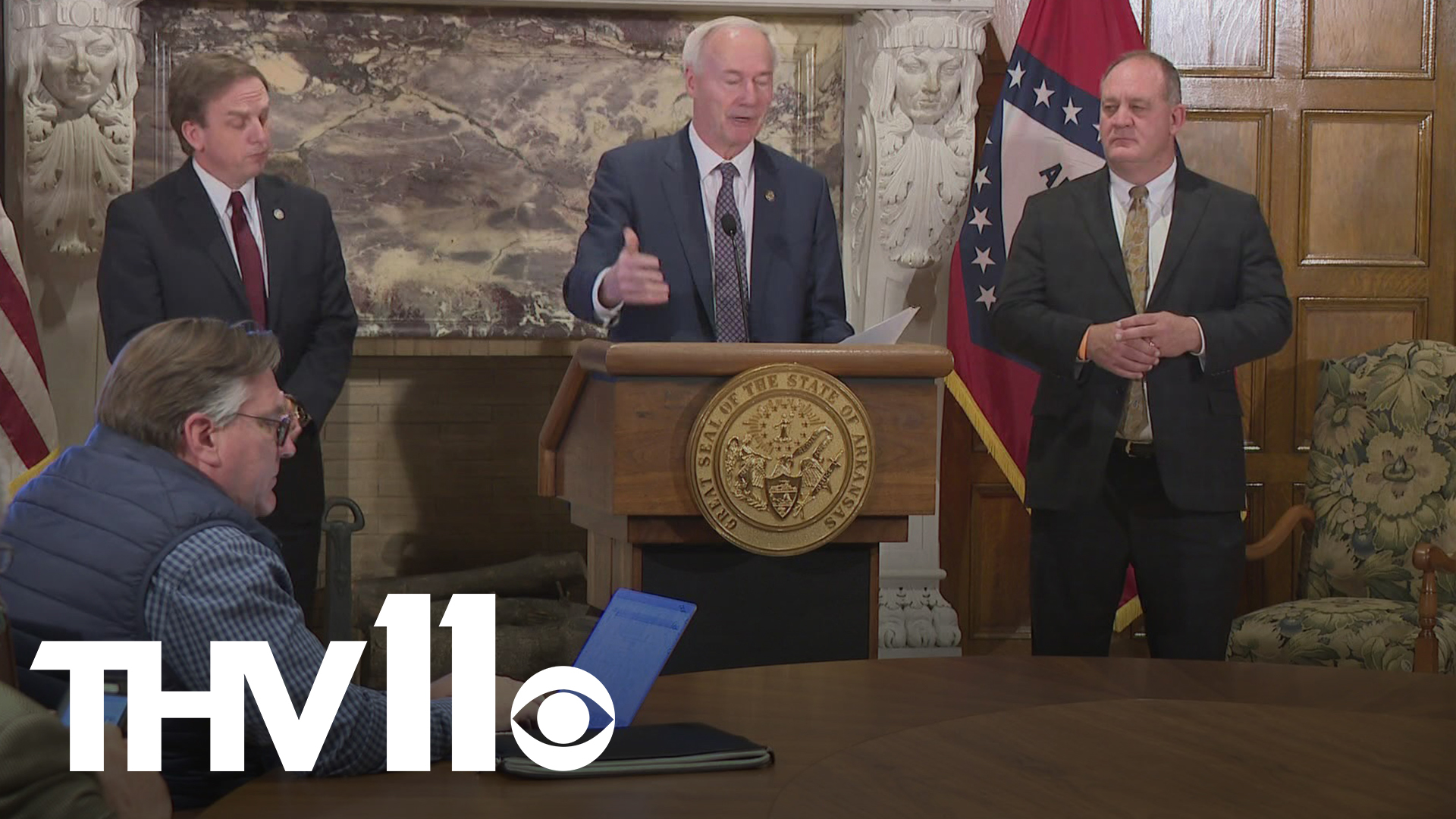 Hutchinson stated that the bill would put the safety of Arkansas "at risk."