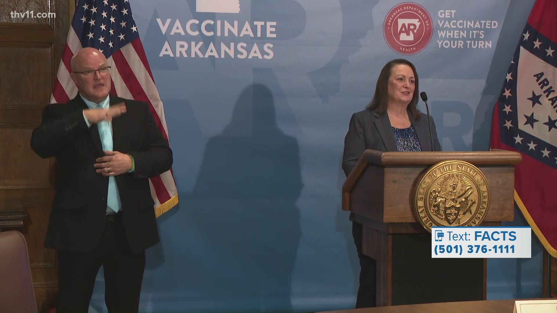 Dr. Margie Scott, with the Central Arkansas Veterans Healthcare System, announced all veterans aged 18+ with healthcare can now receive the vaccine.