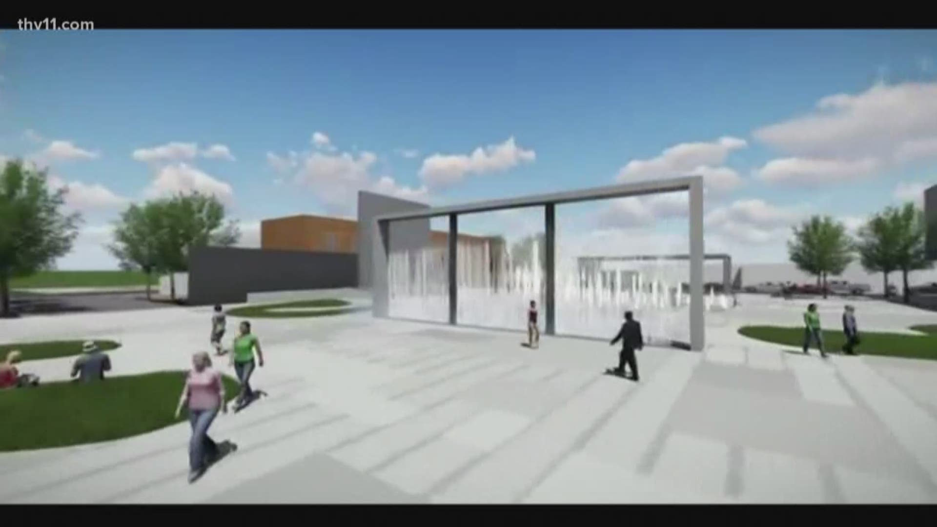 The public will vote on their favorite name for a planned plaza in North Little Rock.