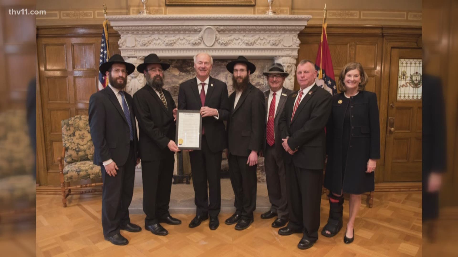 Governor Asa Hutchinson proclaimed March 27 Education and Sharing Day in honor of Rebbe, one of the most influential rabbis in modern history.