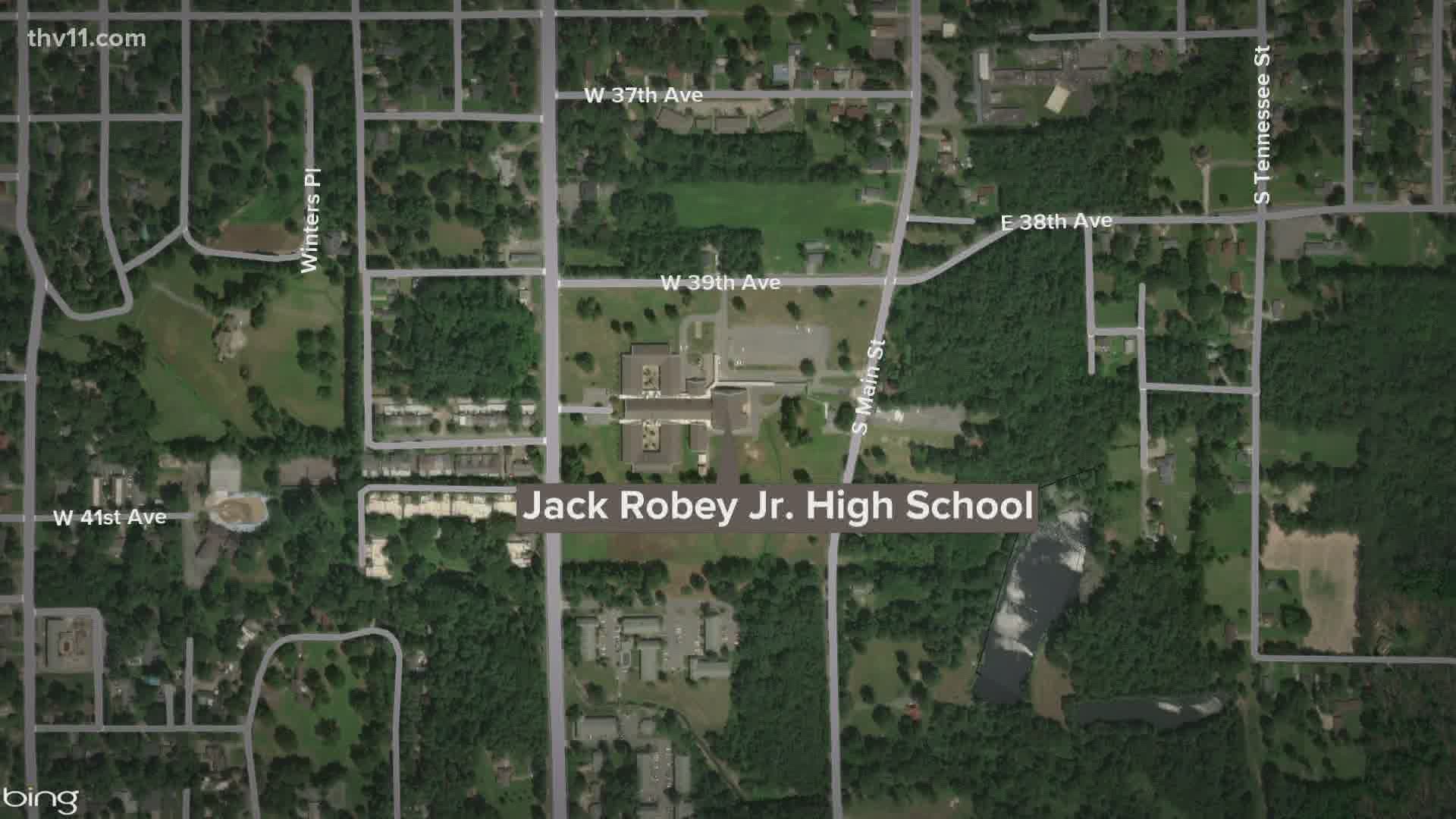 A teenage boy is found dead outside a Pine Bluff Junior High School.