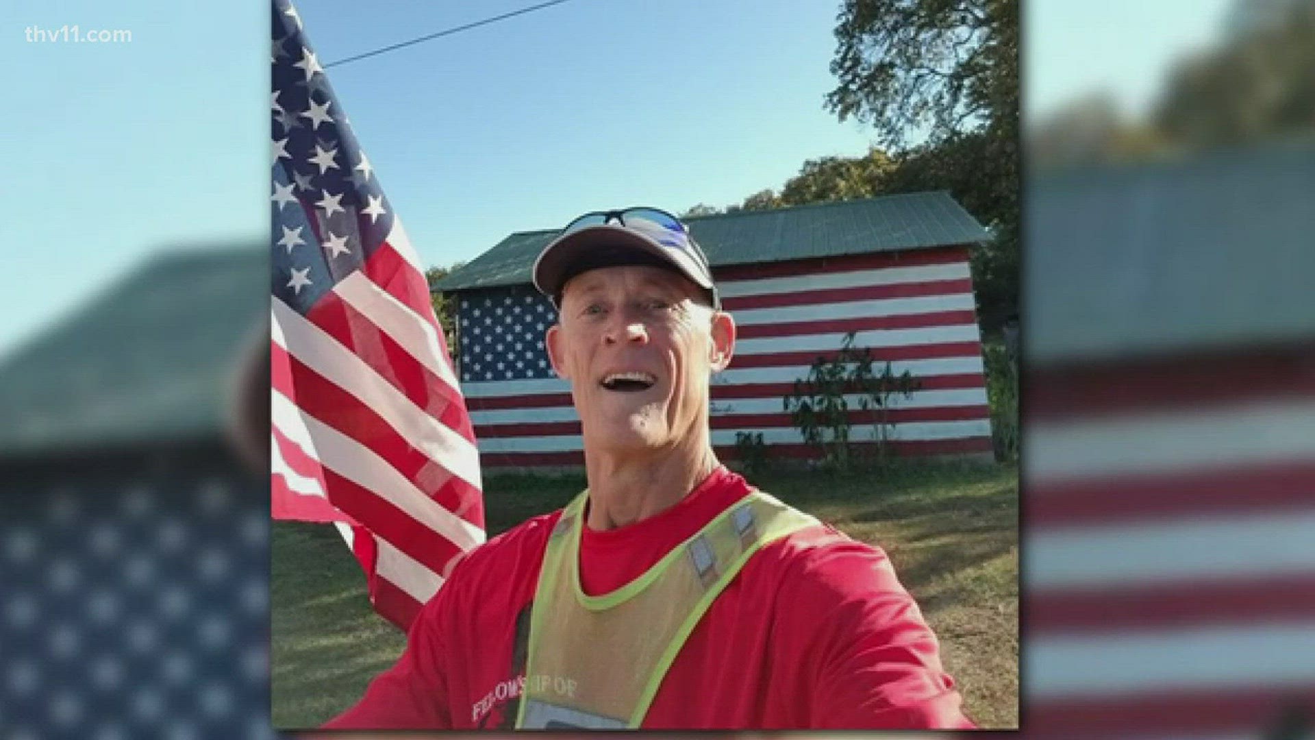 Dan Ring, 61, of Paragould ran across the state, 25 miles per day for 11 days to honor our fallen military and first responders.