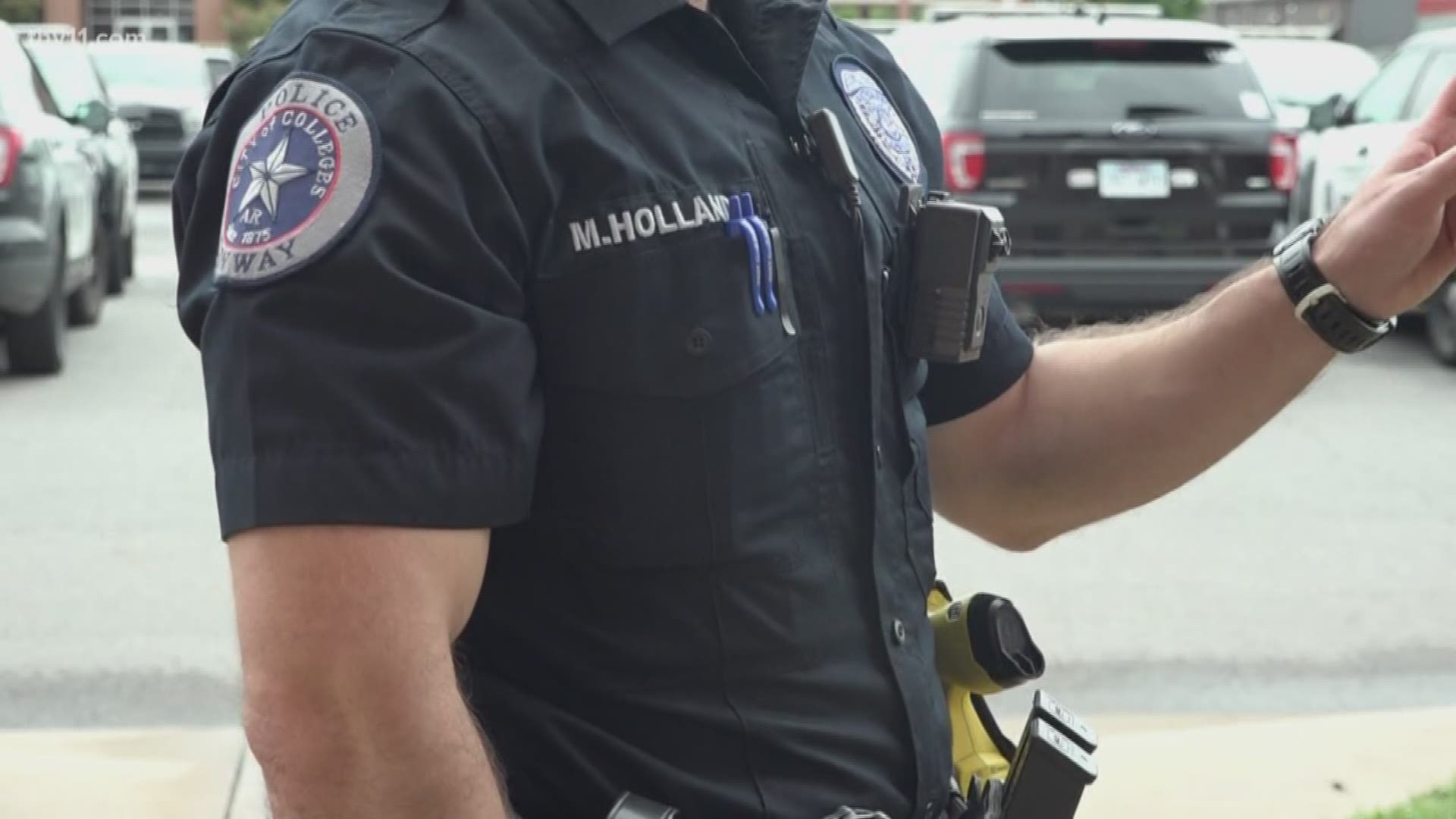 Conway police now have body cameras, a trend that is now sweeping the nation.