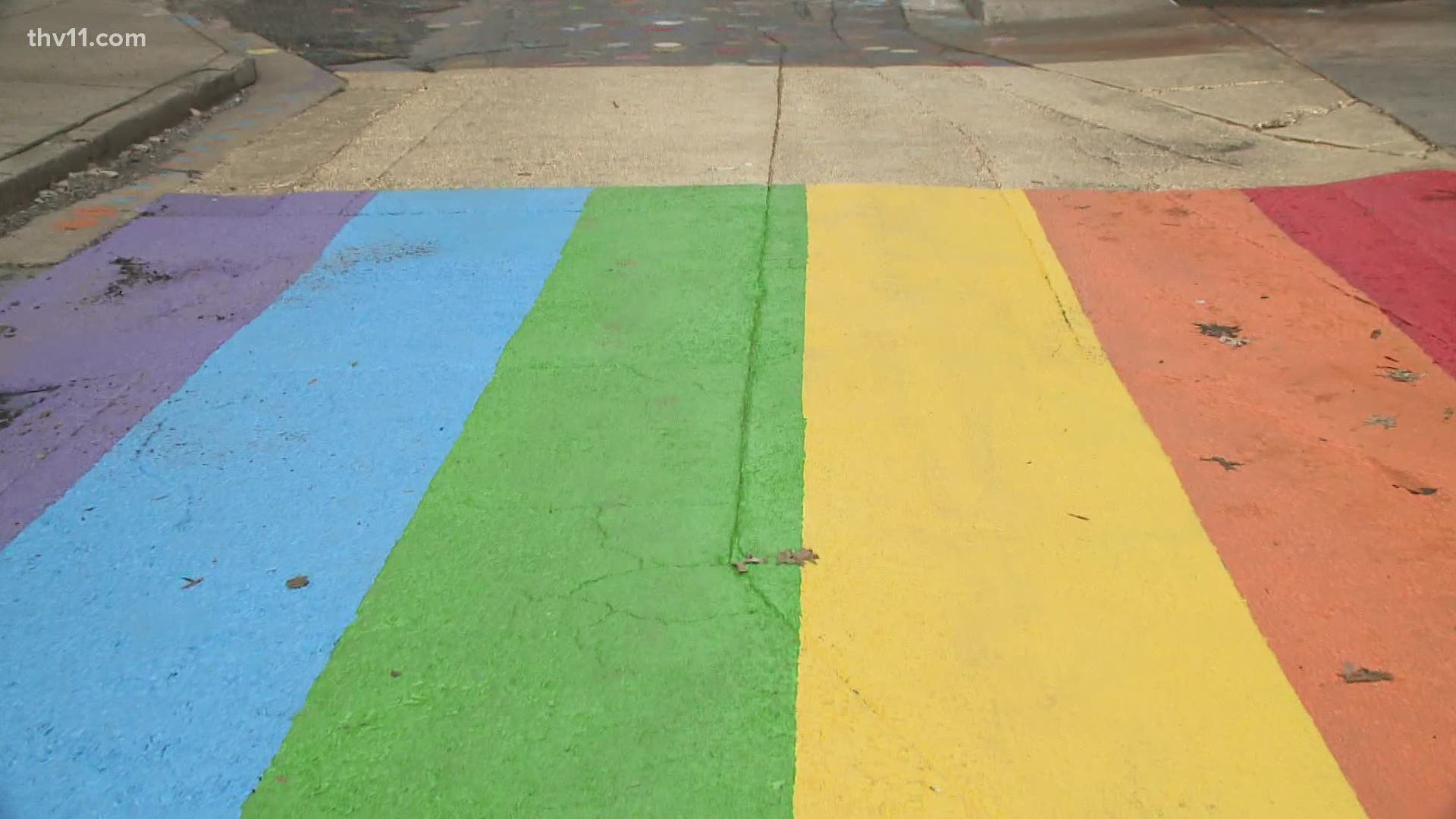 Rainbow Road Takes Over Baker Alley In Little Rock Thv11 Com