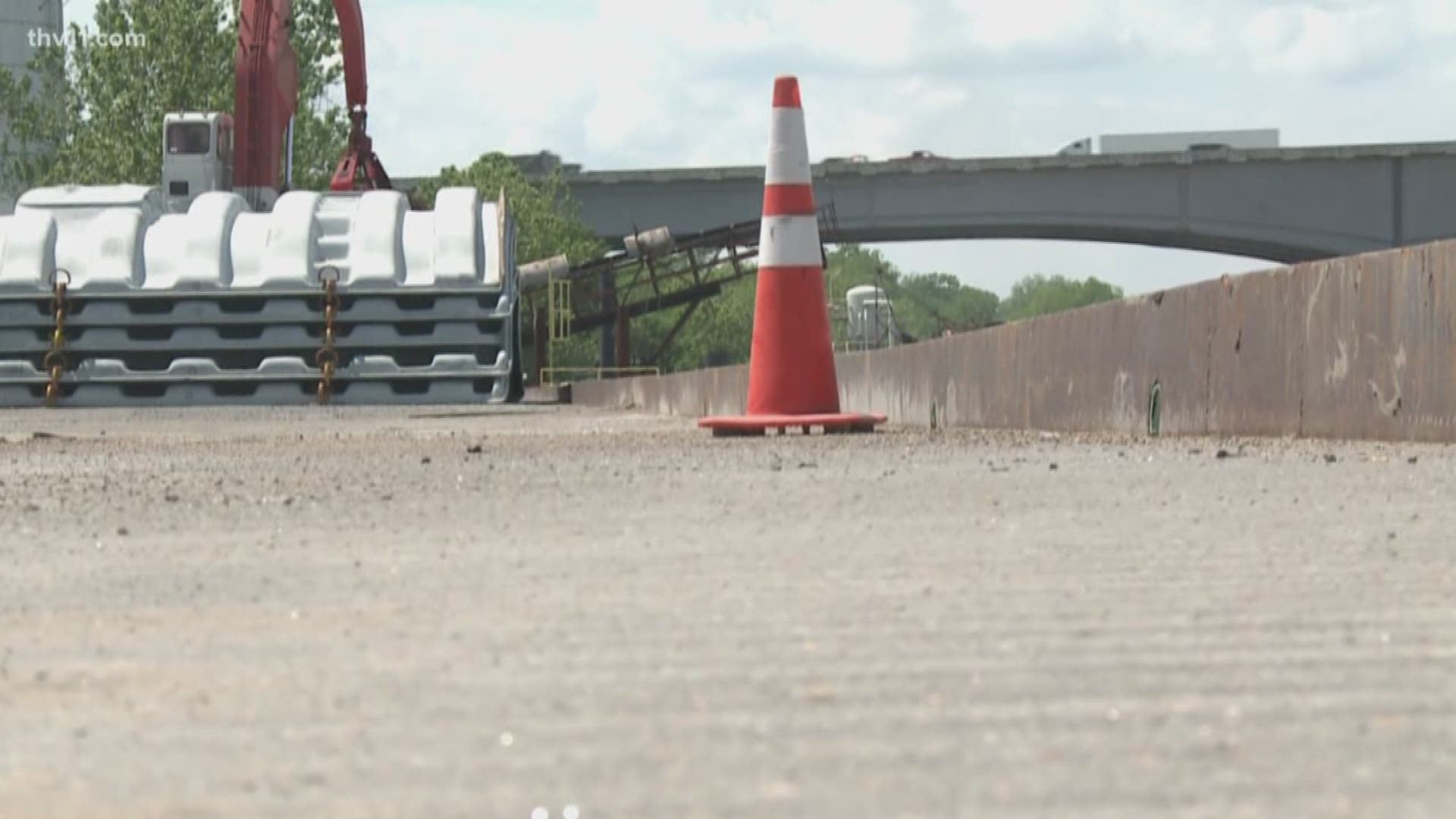 Traffic is at a halt on the Arkansas River due to high flow conditions.