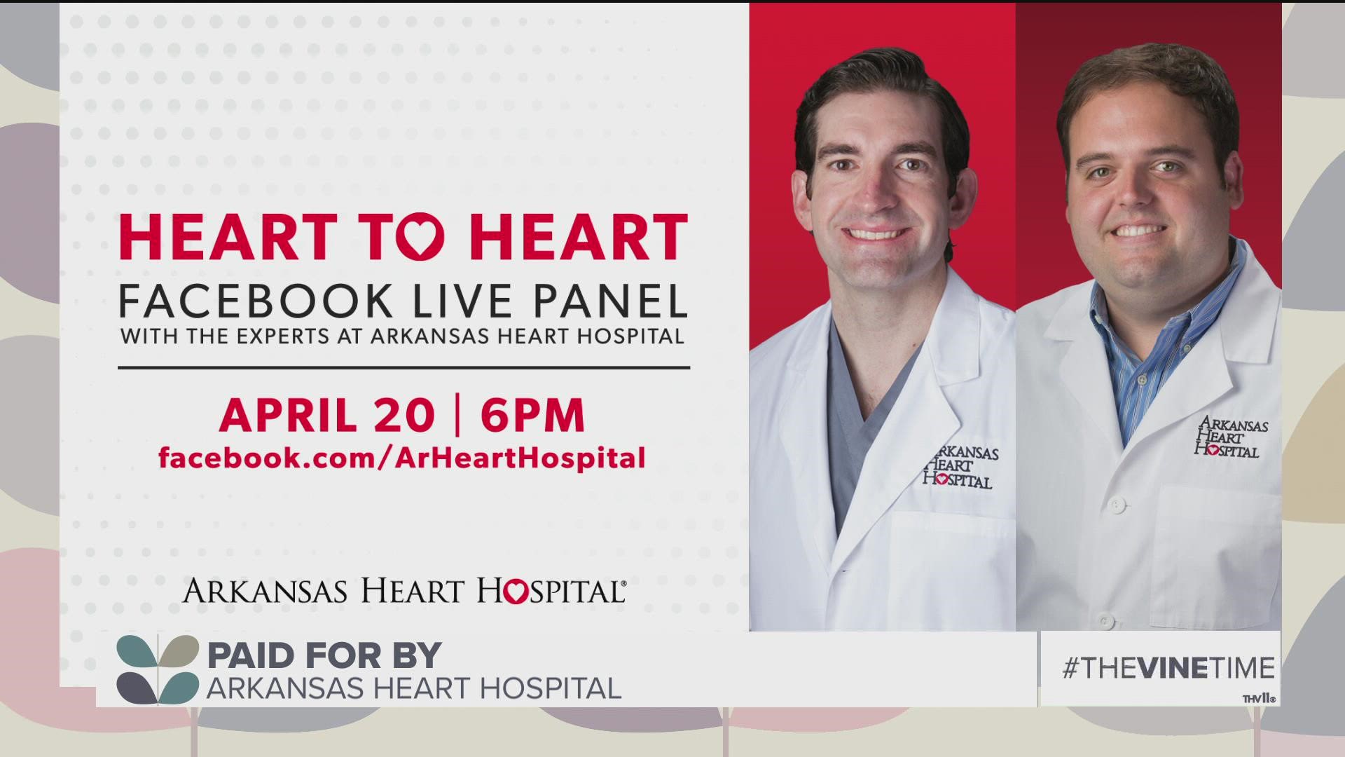 To learn more about cardiovascular problems following a COVID-19 diagnosis, tune in to their Facebook Live panel discussion on April 20 at 6 p.m.