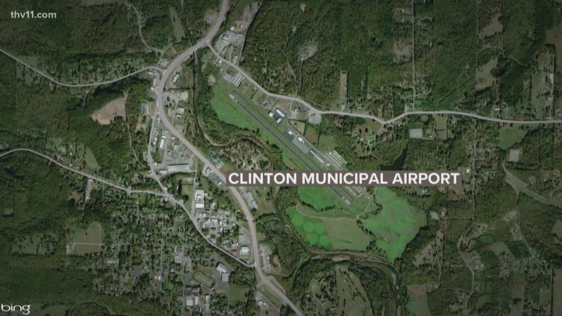 Two adults and one child are recovering in a Little Rock hospital after a small plane crashed near the Clinton Municipal Airport in Van Buren County.