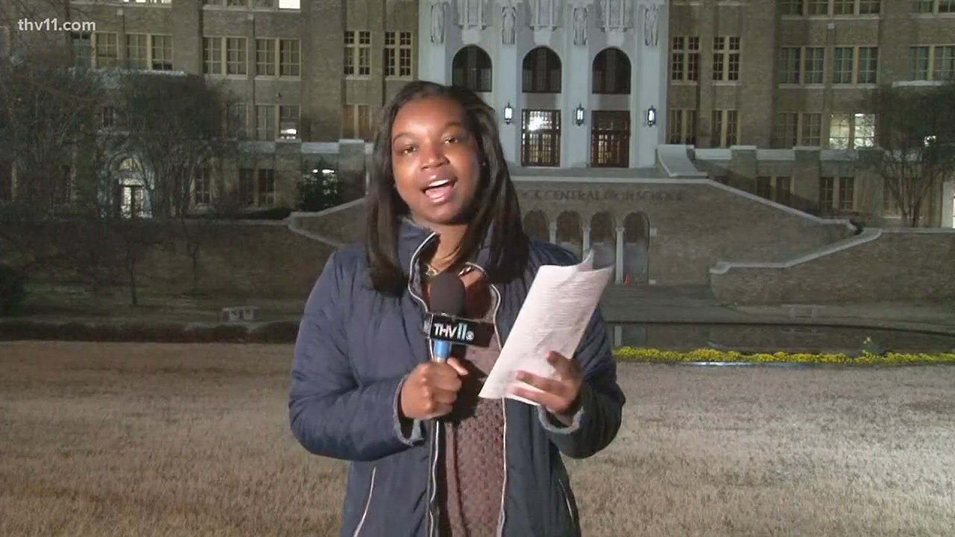 Raven Richard is live at Central High School reporting why Little Rock School District is allowing students to participate in the National Walkout.
