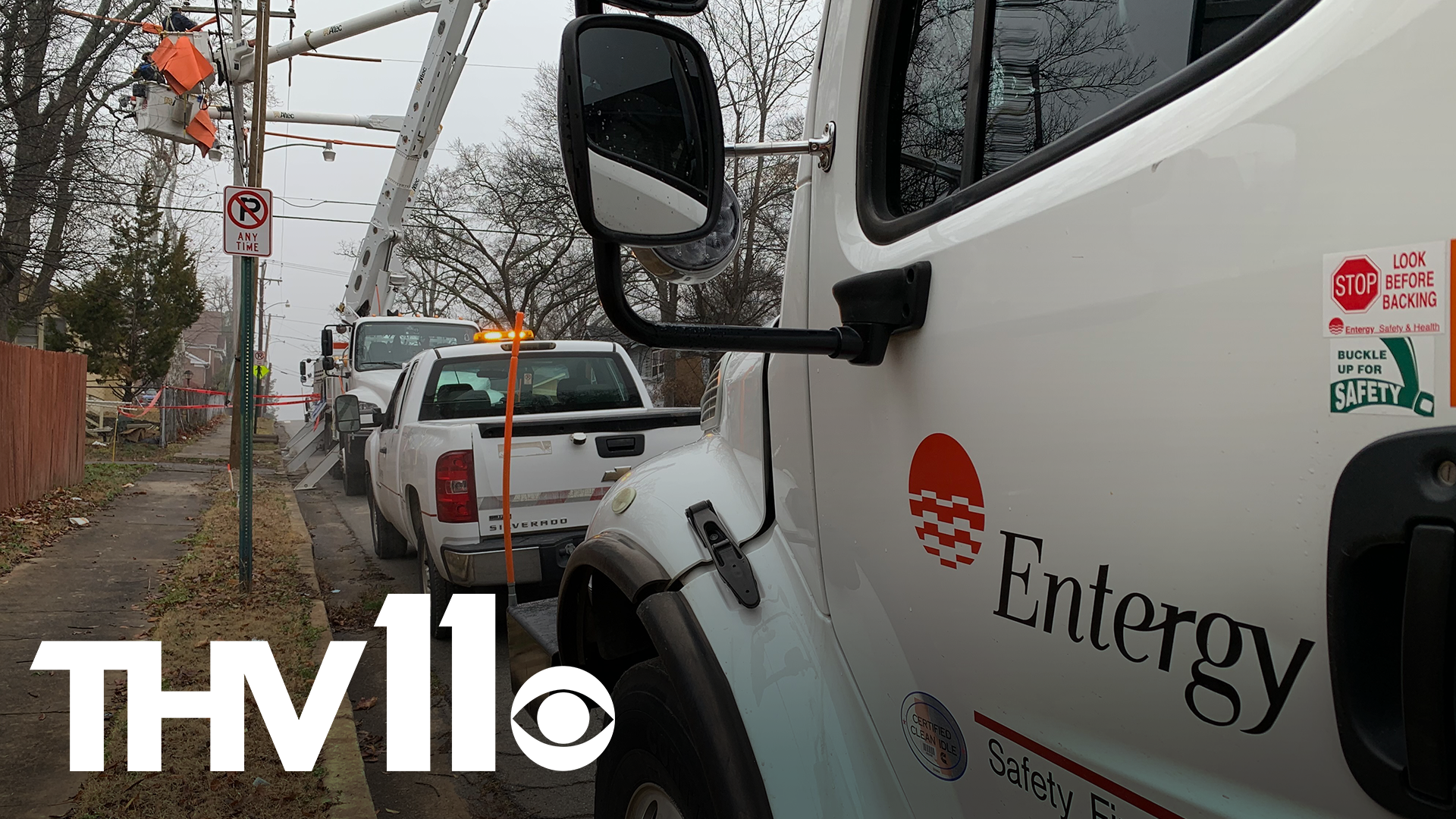 Power line workers don't have an easy job. And with ice in the forecast, it gets even more complicated. But they're always prepared.