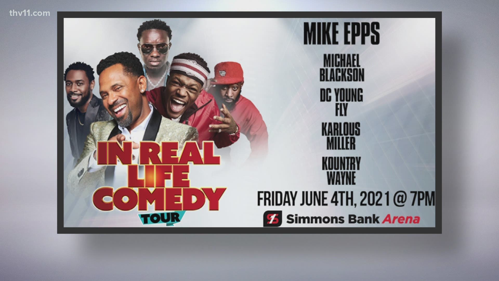 Friday, June 4th, comedian Mike Epps is bringing the In Real Life comedy tour to North Little Rock.