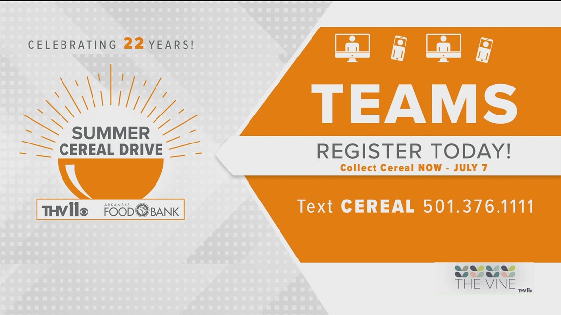 Tom Brannon calls on schools to participate in THV11 Summer Cereal Drive