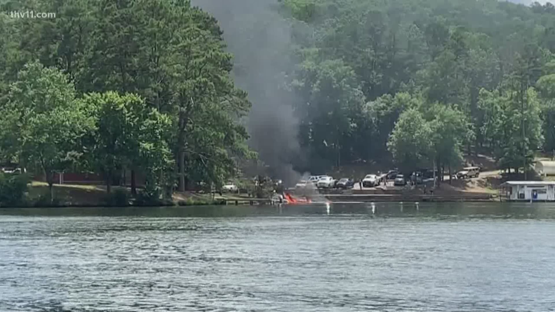 First responders got the call to Lake Catherine State Park just after 1 p.m.