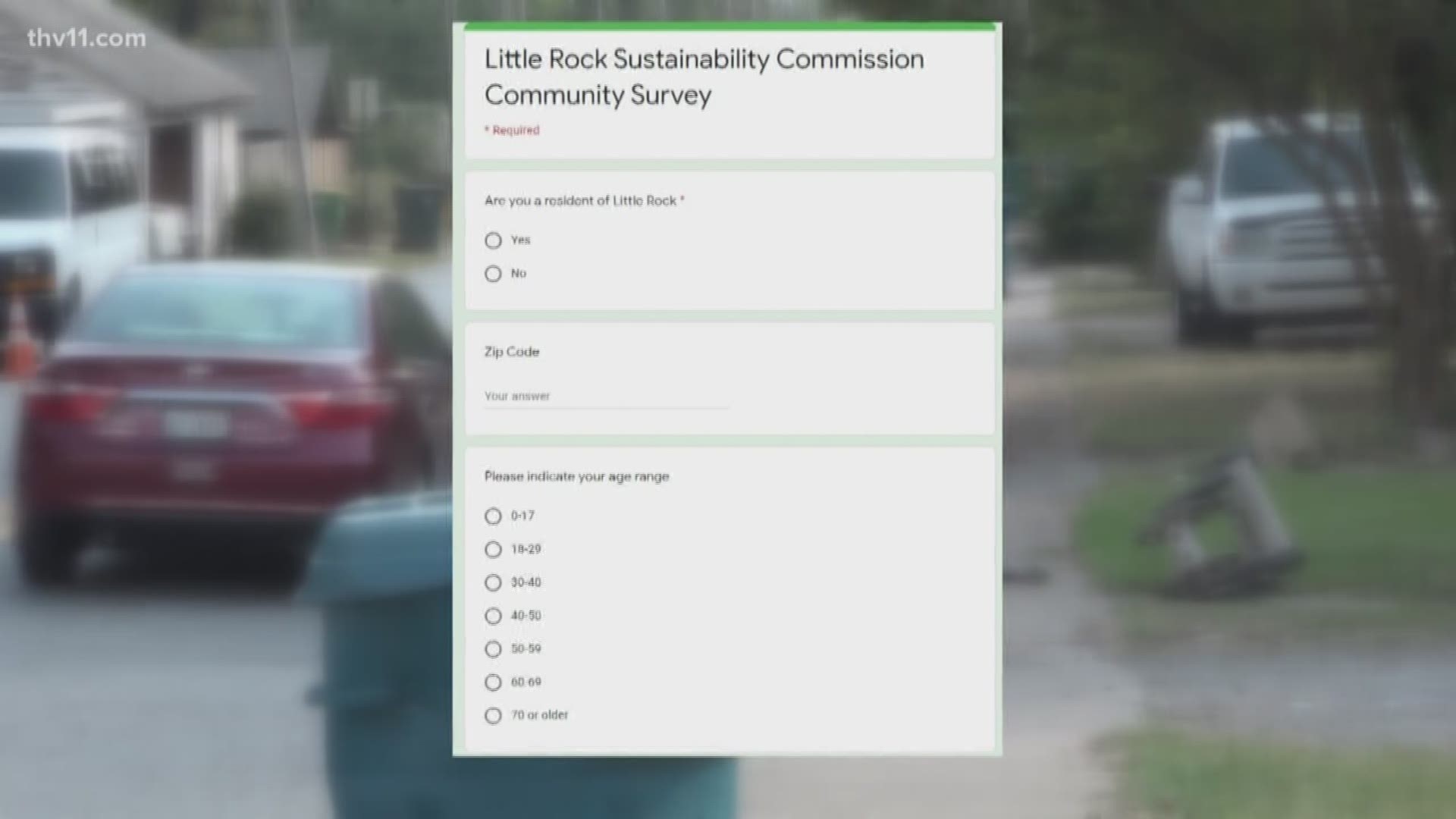 A new survey is taking a look at how to make Little Rock more sustainable in the next 10 years. The city is already looking into new programs thanks to the input.