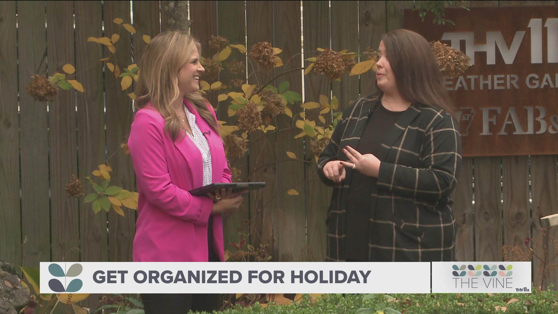 Paige Shepard with Shepard Organizing Solutions shares some tips and tricks on how to get everything done this holiday season.