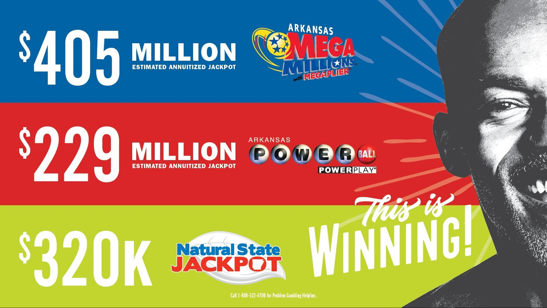 Huge week for Arkansas's lottery players with 3 BIG jackpots up for