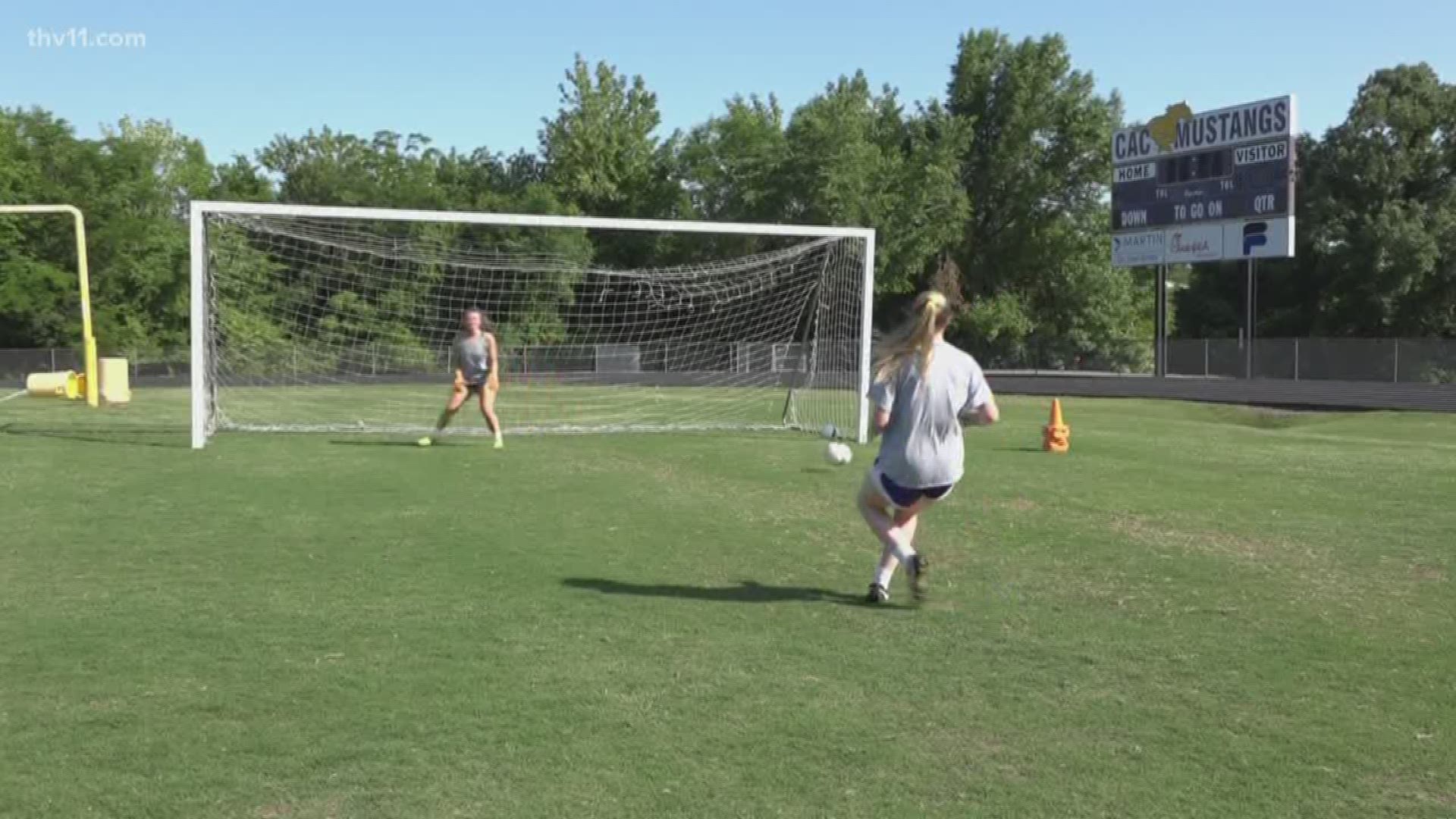 The Central Arkansas Christian girls soccer team, boys soccer team and baseball team will all play for state titles Saturday in Fayetteville