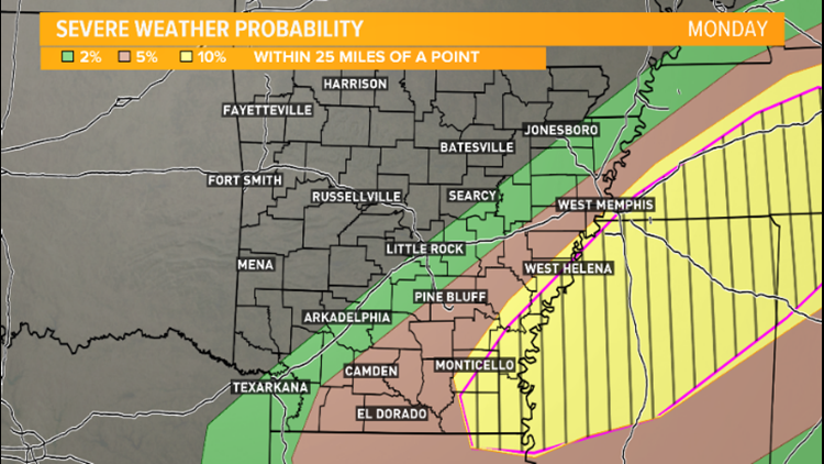 TIMELINE | What to expect for possible severe weather for central ...