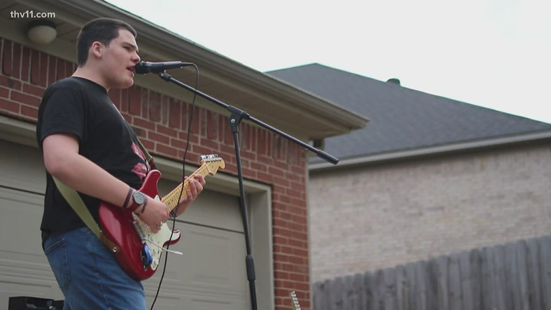 Maumelle teen Teddy Ferguson is keeping the show going.
