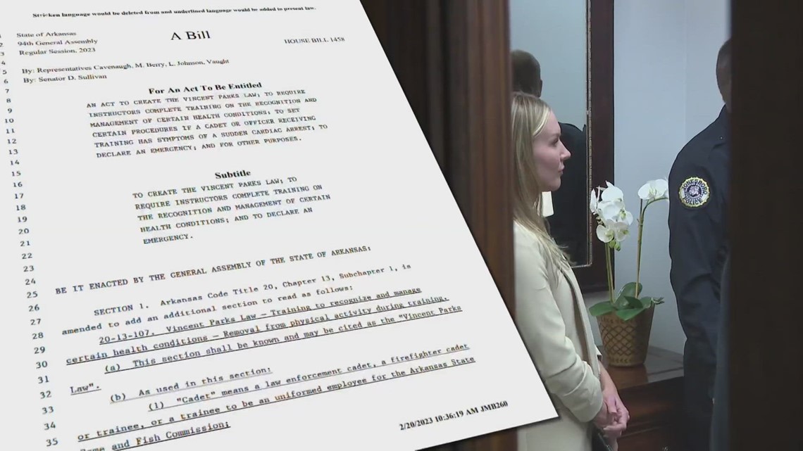 Gov. Sanders signs bill to honor Arkansas fallen officer - Vimarsana News