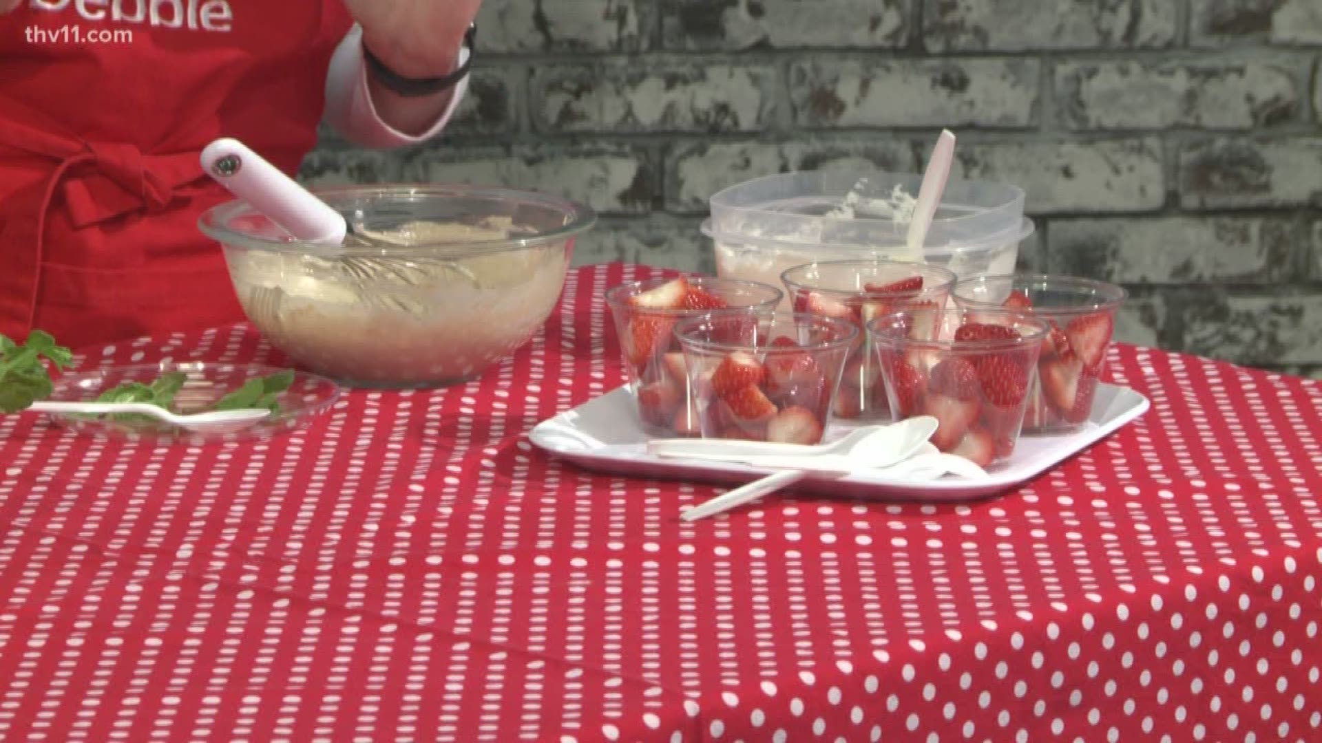 Debbie Arnold is in the studio to serve us up the easiest and tastiest strawberries romanoff recipe!