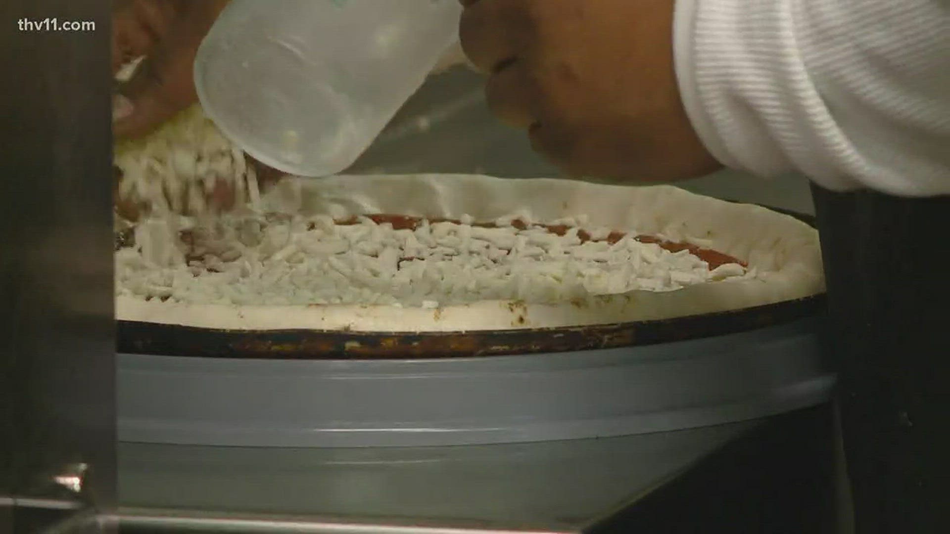 The National Restaurant Assocation says 1-in-8 Americans will get take-out or delivery today, most will get pizza.